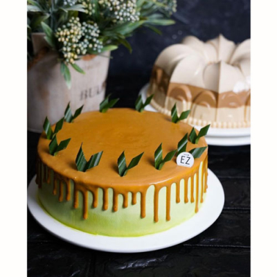 Pandan Gula Melaka Pudding