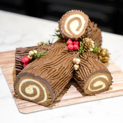 Yule Log Cake