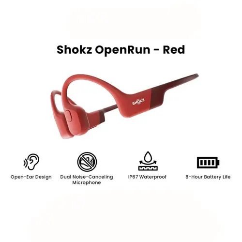 SHOKZ PERSONAL EARPHONE S803 OPENRUN RED