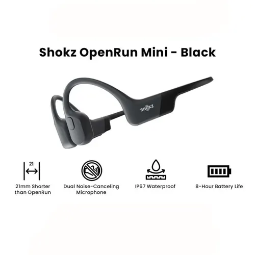 SHOKZ WIRELESS EARPHONE OPENRUN MINI BLACK