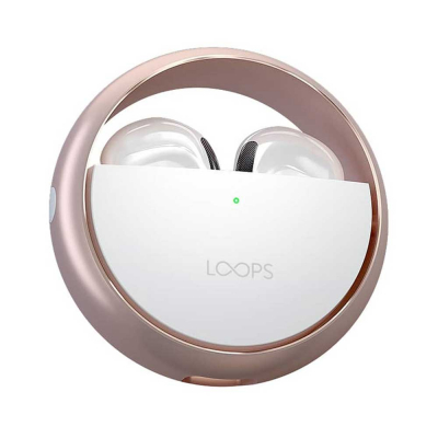 LOOPS PERSONAL TRUE WIRELESS EARPHONE RING TWS X06 ROSE GOLD