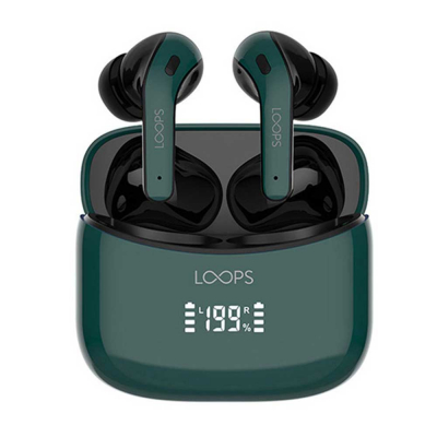LOOPS PERSONAL TRUE WIRELESS EARPHONE LED TWS X03 GREEN