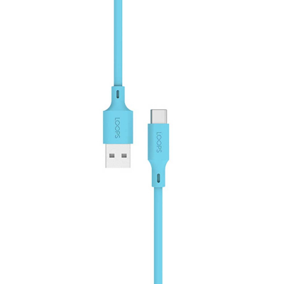 LOOPS KABEL DATA / KABEL CHARGER CANDY SERIES CABLE A TO C SKY