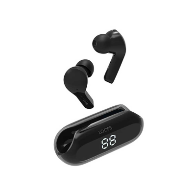 LOOPS PERSONAL TRUE WIRELESS EARPHONE CAPSULE TWS X10 BLACK