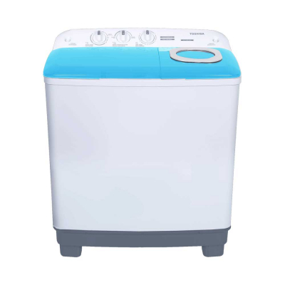 TOSHIBA MESIN CUCI 2 TABUNG SEMI AUTO WASHER VH-M80MN(WB)