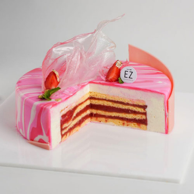 Strawberry Shortcake Entremet