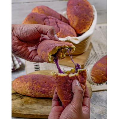 Sweet Potato Mochi Bread