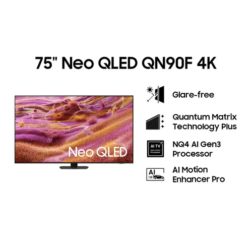 SAMSUNG 75 Inch Neo QLED 4K Vision AI Smart TV QA75QN90FAKXXD