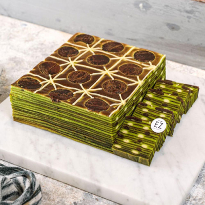 Lapis Legit Pandan Red Bean Keju