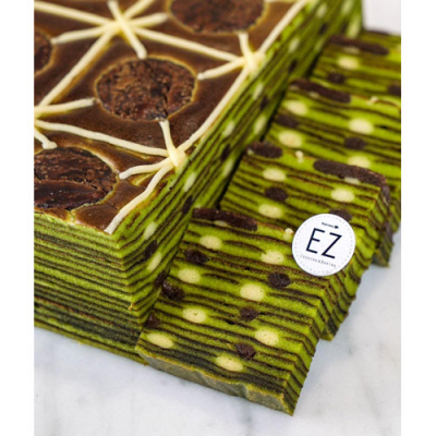 Lapis Legit Pandan Red Bean Keju