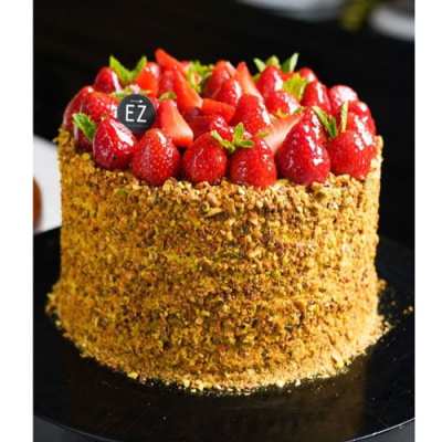 Strawberry Pistachio Cake