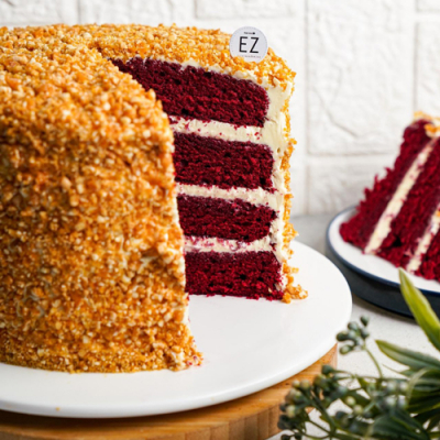 Nougat Red Velvet Cake