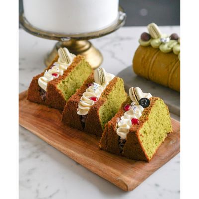 Matcha Azuki Chiffon Sandwich