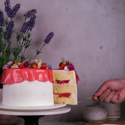 Japanese Stawberry Cheesecake