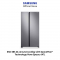 Samsung Kulkas Side by Side Refrigerator All Around Cooling with SpaceMax [647 L] - RS61R5001M9/SE