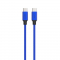 LOOPS KABEL DATA / KABEL CHARGER TYPE C TO TYPE C CABLE 1.2M PRO BLUE