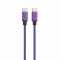 LOOPS KABEL DATA / KABEL CHARGER TYPE C TO TYPE C CABLE 1.2M PRO PURPLE