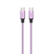 LOOPS KABEL DATA / KABEL CHARGER TYPE C TO TYPE C CABLE 1.2M PRO LILAC