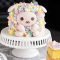 Flower Sheep Decoration Cake