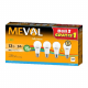 MEVAL 3+1 LED BULB 13W AB4-13A