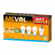MEVAL 3+1 LED BULB 15W AB4-15A