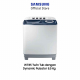 Samsung Mesin Cuci 2 Tabung 8.5 Kg With Air Turbo Drying System & Double Storm Pulsator - WT85H3210MB
