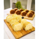Chicken Pandan Roll Bread