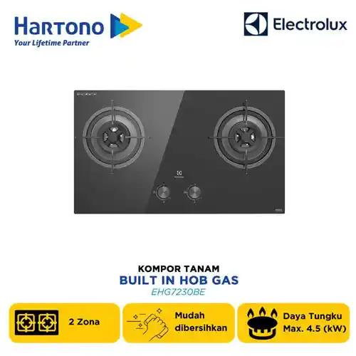 ELECTROLUX KOMPOR TANAM BUILT IN HOB EHG7230BE