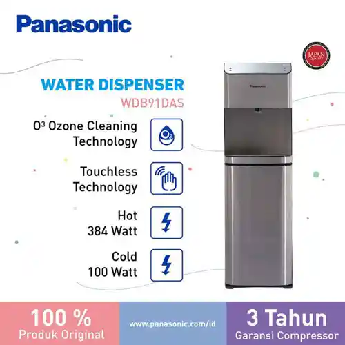 PANASONIC DISPENSER AIR BERDIRI GALON BAWAH STANDING DISPENSER NY-WDB91DAS