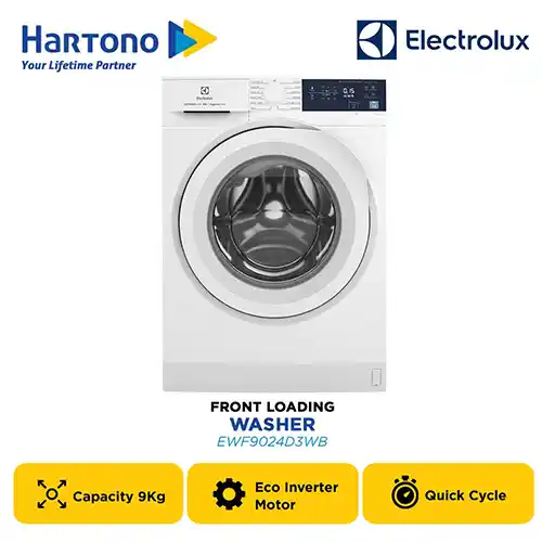 ELECTROLUX MESIN CUCI FRONT LOADING WASHER EWF9024D3WB