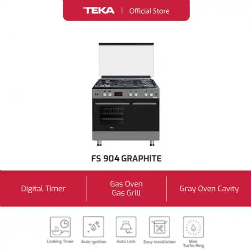 TEKA KOMPOR FREESTANDING RANGE FS904GRAPHITE