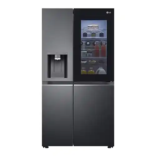 LG KULKAS INSTAVIEW SIDE BY SIDE REFRIGERATOR GCX257CQEW