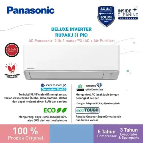 PANASONIC AC SPLIT AIR CONDITIONER INVERTER CSRU-AKJ SERIES