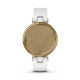 GARMIN SMART WATCH LILY LEATHER GOLD WHITE