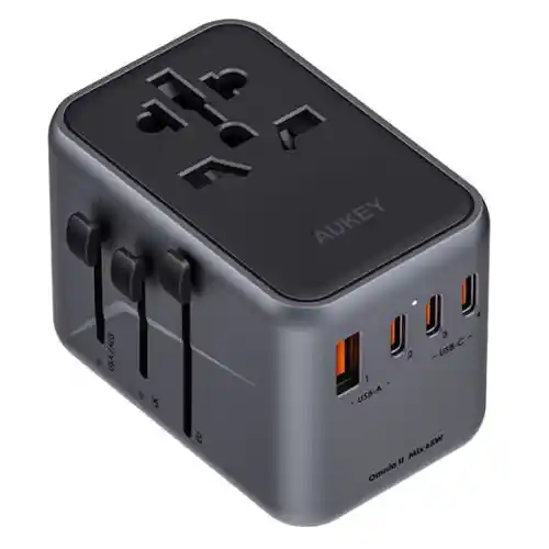 AUKEY UNIVERSAL CHARGE TRAVEL ADAPTOR AK_PA-TA08_BK