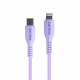 PHILIPS KABEL DATA / KABEL CHARGER USB-C TO LIGHTNING VIOLET DLC8631P