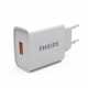 PHILIPS QUICK CHARGE ADAPTOR WHITE DLP2331WK
