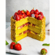 Strawberry Pistachio Cake