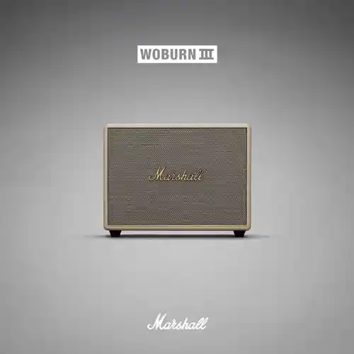 MARSHALL BLUETOOTH SPEAKER WOBURN III CREAM