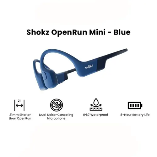 SHOKZ WIRELESS EARPHONE OPENRUN MINI BLUE