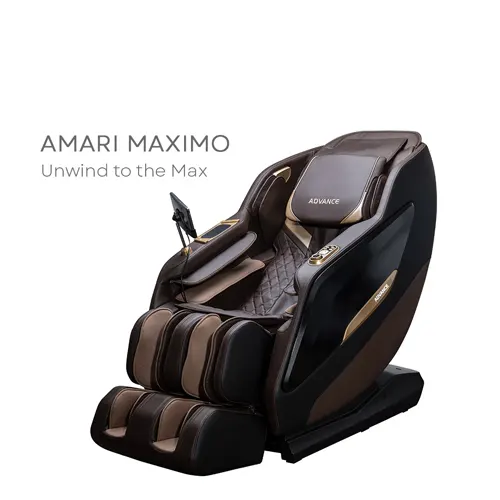 ADVANCE KURSI PIJAT SEAT MASSAGER AMARI MAXIMO BROWN