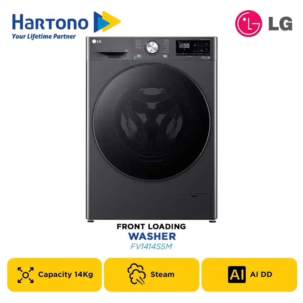 LG MESIN CUCI FRONT LOADING WASHER FV1414S5M