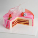 Strawberry Shortcake Entremet