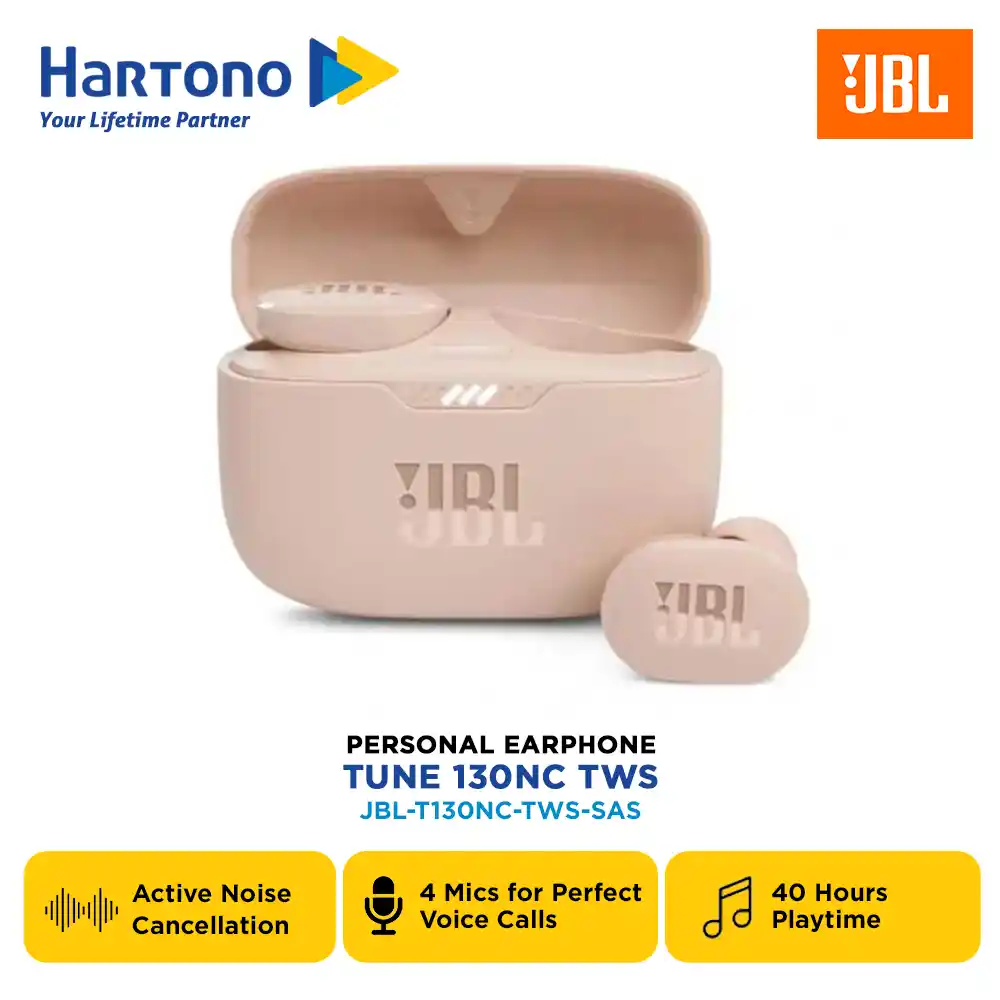 JBL PERSONAL EARPHONE TUNE 130 NOISE CANCELLING TWS SERIES
