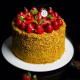 Strawberry Pistachio Cake
