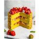 Strawberry Pistachio Cake