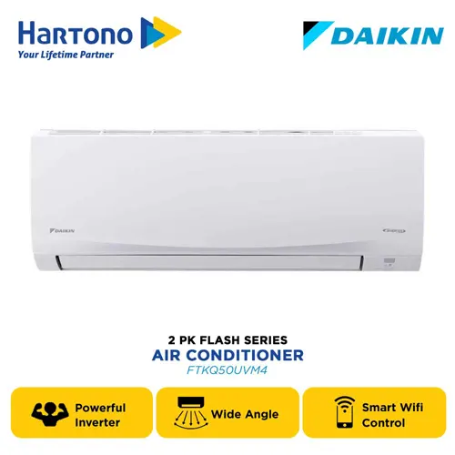 DAIKIN 2 PK AC SPLIT AIR CONDITIONER INVERTER FLASH FTKQ50UVM4